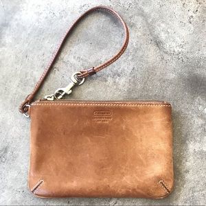 Coach Leather Wristlet